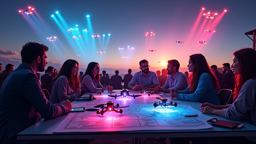 How to plan a drone show for your event